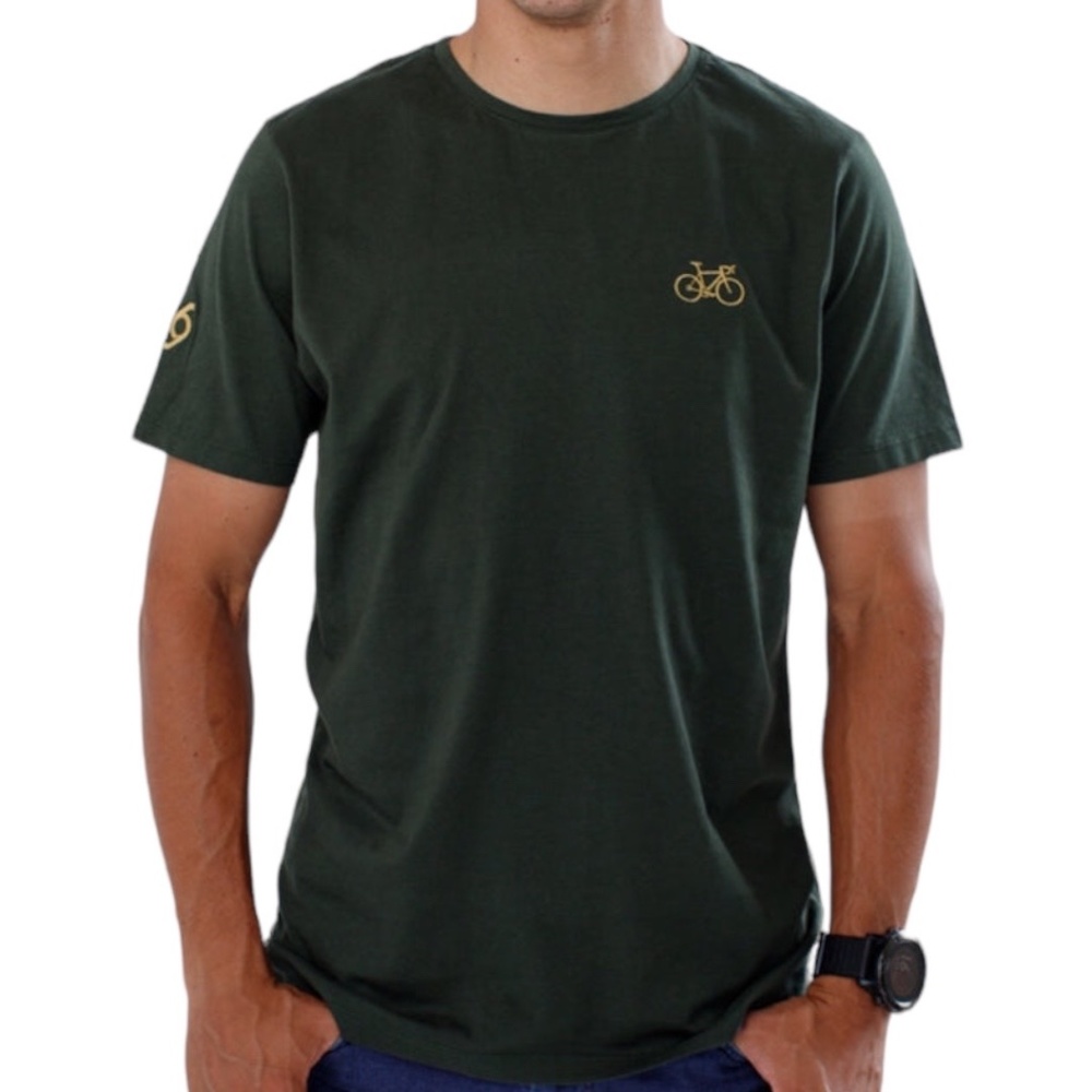 Pave T-shirt Mens Large Green Semi Slim Fit